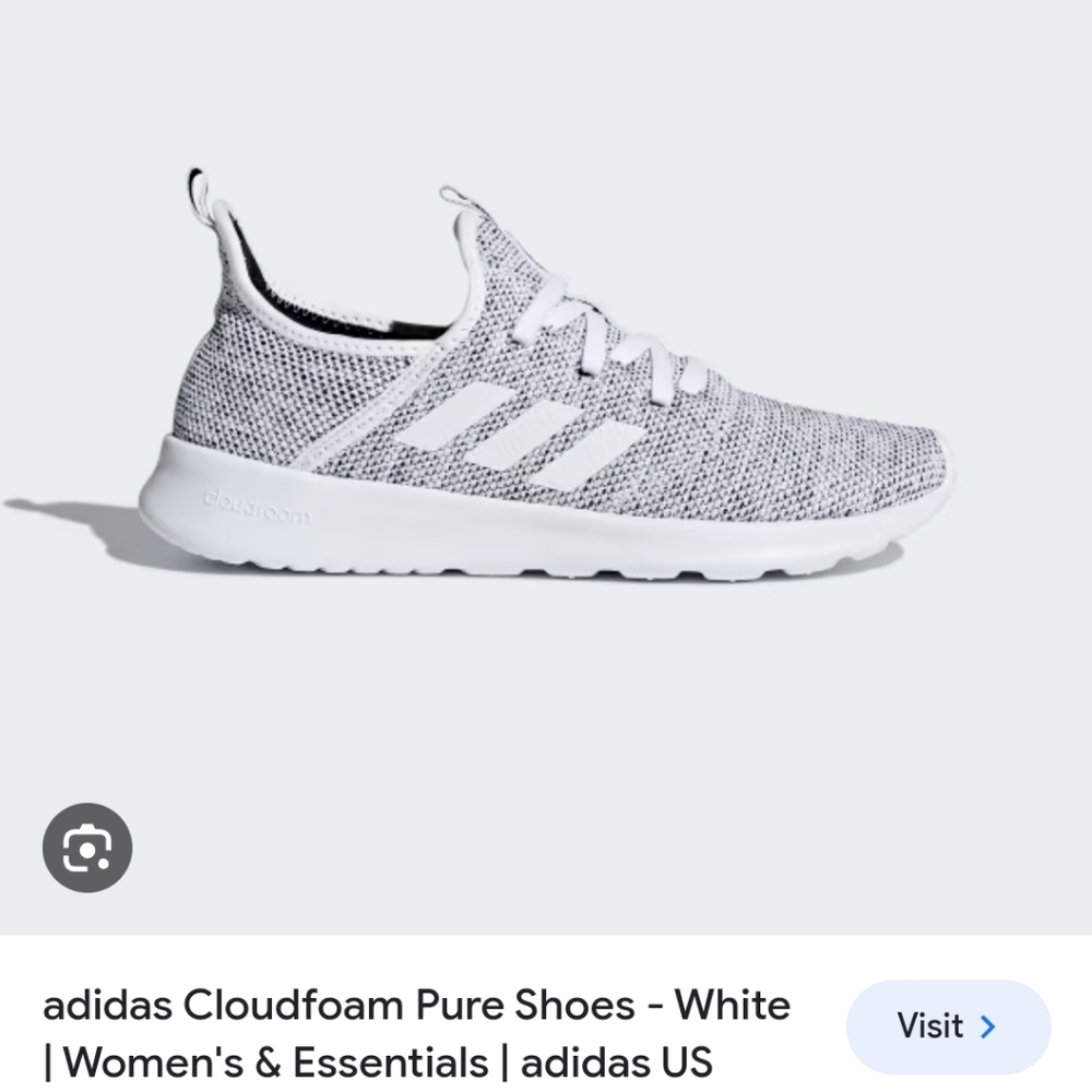 Adidas Cloudfoam Pure shoes- white